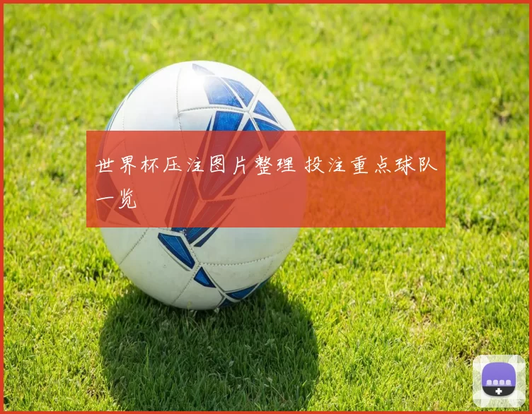 世界杯压注图片整理 投注重点球队一览